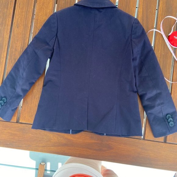 Jacadi Boy's Navy Blue Classic Blazer in Size 5 EUC - Picture 3 of 11